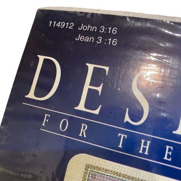 Leisure Arts JOHN 3:16 Praying Hands Counted Cross Stitch Kit 114912 Easter - Picture 2 of 10